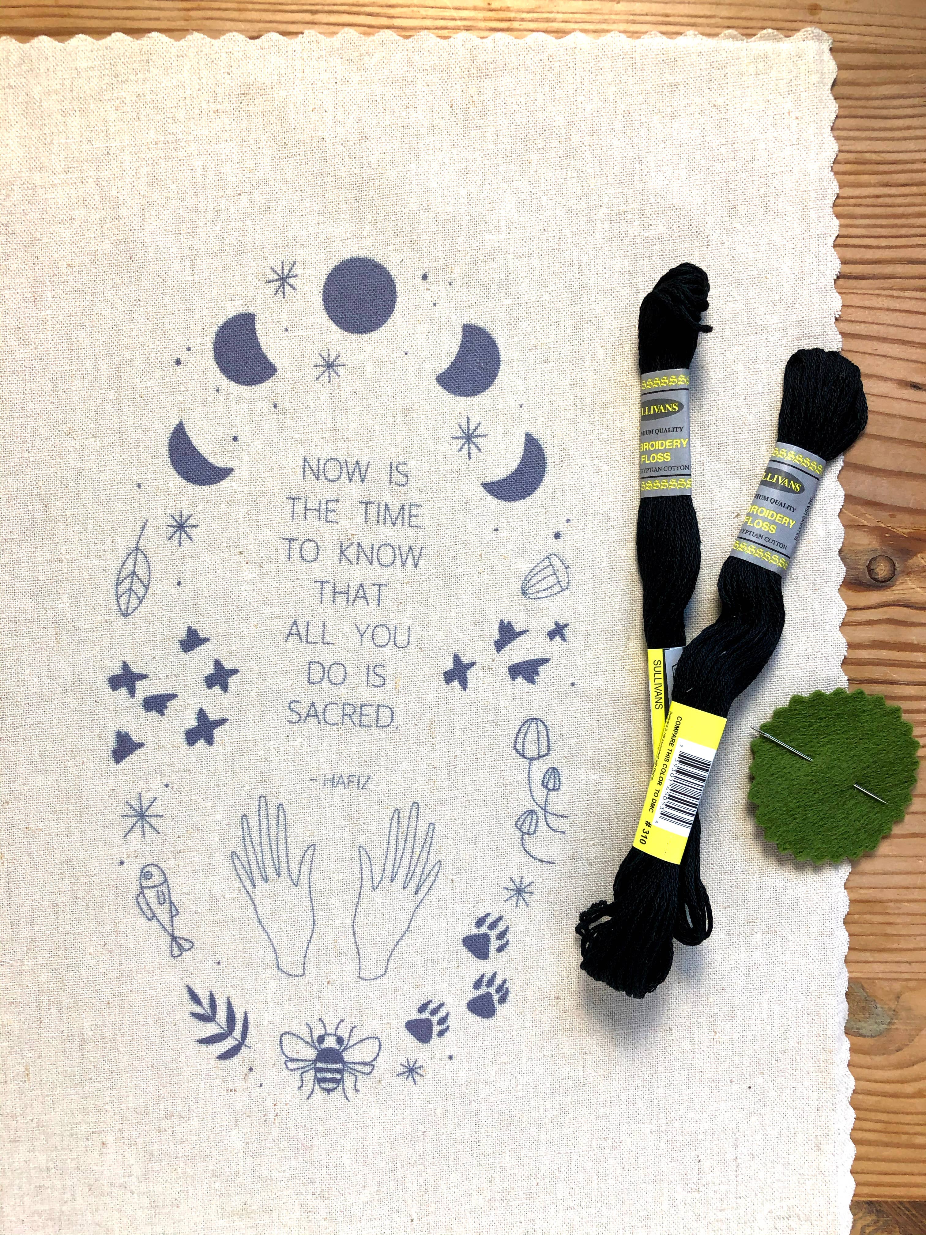 Hafiz - Lori Roberts x Budgiegoods - Embroidery Kit