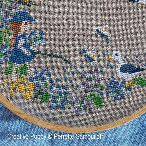 Seaside Wreath - Perrette Samouiloff - Cross Stitch Pattern