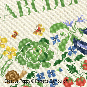 Spring Vegetable Patch - Perrette Samouiloff - Cross Stitch Pattern