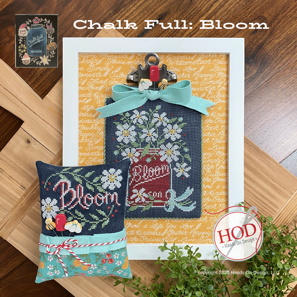 Bloom (Chalk Full #6) - Hands On Design - Cross Stitch Pattern