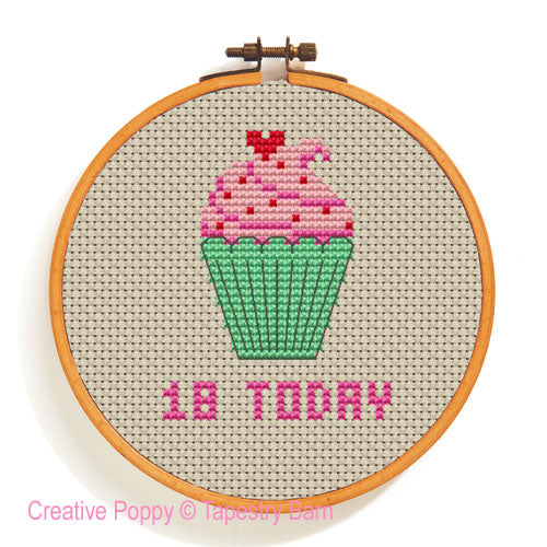 Colourful Cakes Life is Sweet - Tapestry Barn - Cross Stitch Pattern