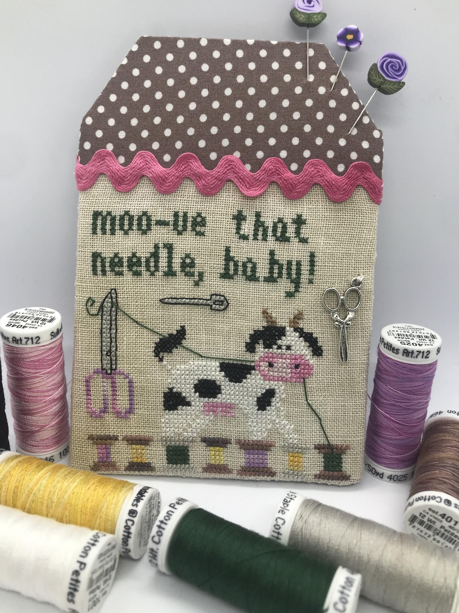 Moo-ve That Needle (The Moo The Merrier) - Romy's Creations - Cross Stitch Pattern