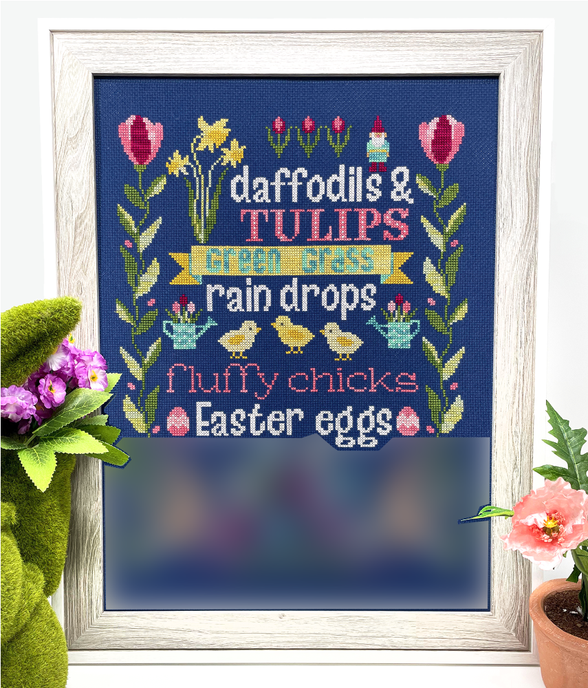 Hello Spring (Part #2) - Tiny Modernist - Cross Stitch Pattern