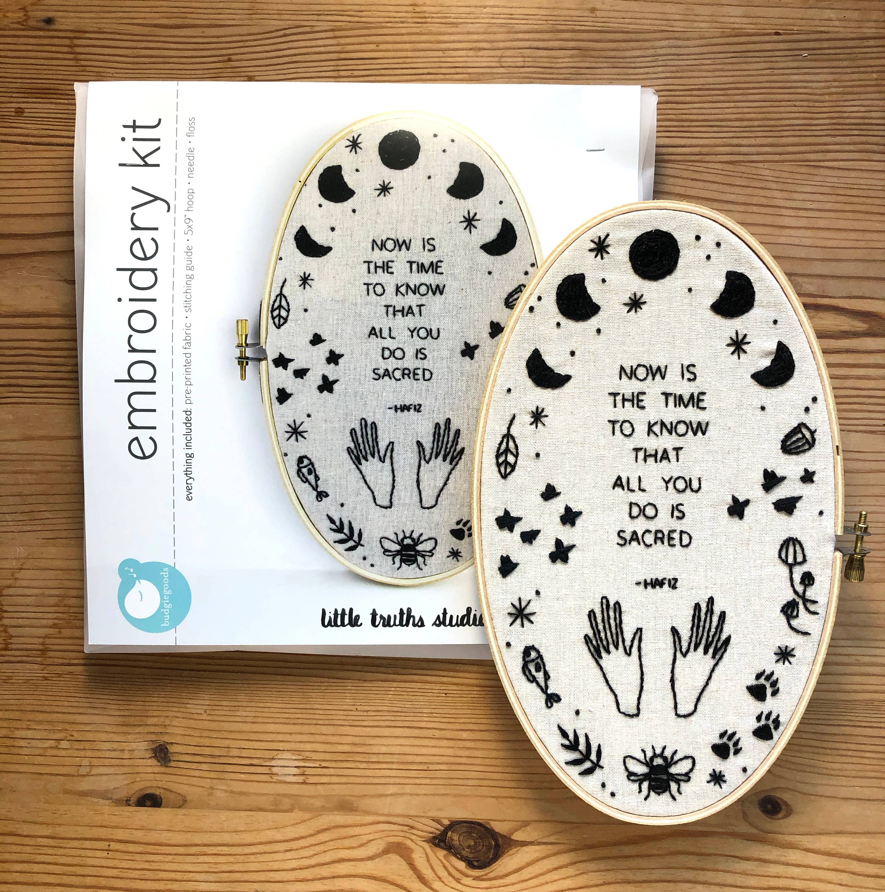 Hafiz - Lori Roberts x Budgiegoods - Embroidery Kit