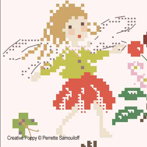 Garden Fairies - Perrette Samouiloff - Cross Stitch Pattern