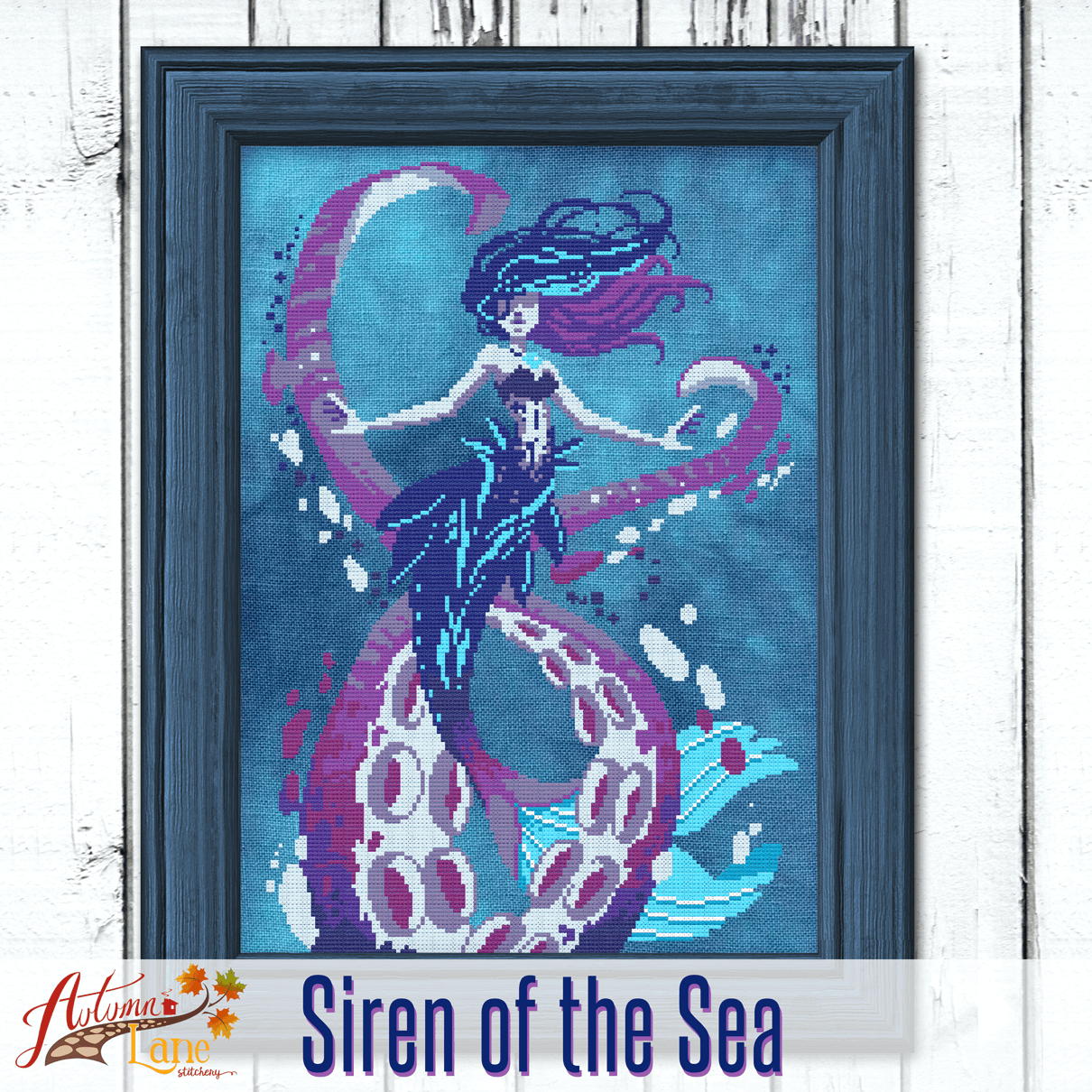 Siren of the Sea - Autumn Lane Stitchery - Cross Stitch Pattern