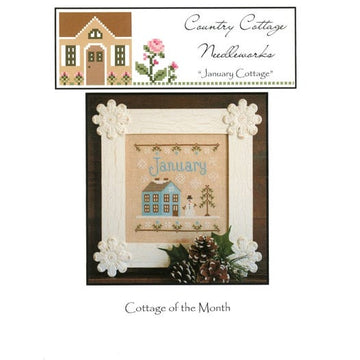 January Sampler (Sampler of the Month #1) - Country Cottage Needleworks - Cross Stitch Pattern