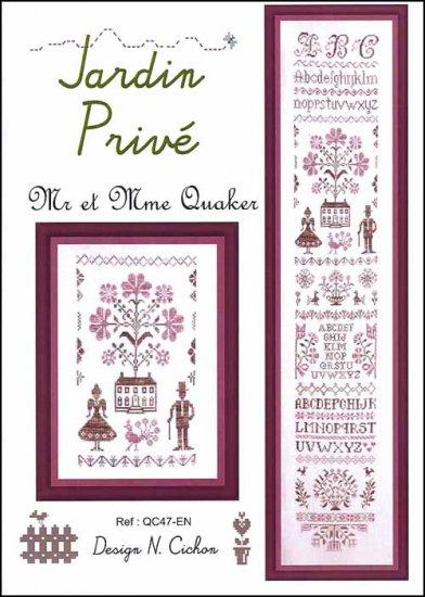 Mr et Mme Quaker (Mr & Mrs Quaker) - Jardin Privé - Cross Stitch Pattern