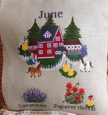 June - Lilli Violette - Cross Stitch Pattern