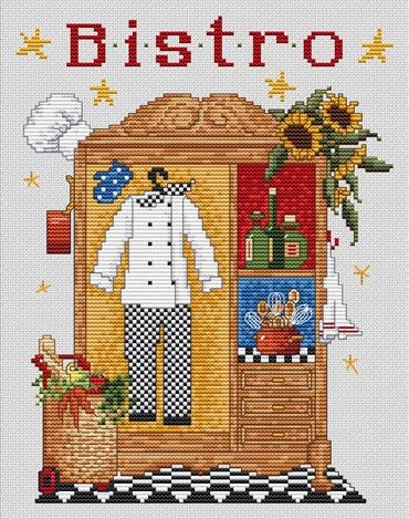 The Chef's Wardrobe - Sue Hillis Designs - Cross Stitch Pattern