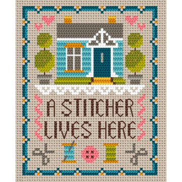 Home of a Stitcher - Little Dove Designs - Cross Stitch Pattern