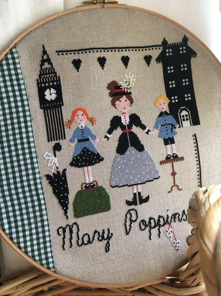 Mary Poppins - Lilli Violette - Cross Stitch Pattern