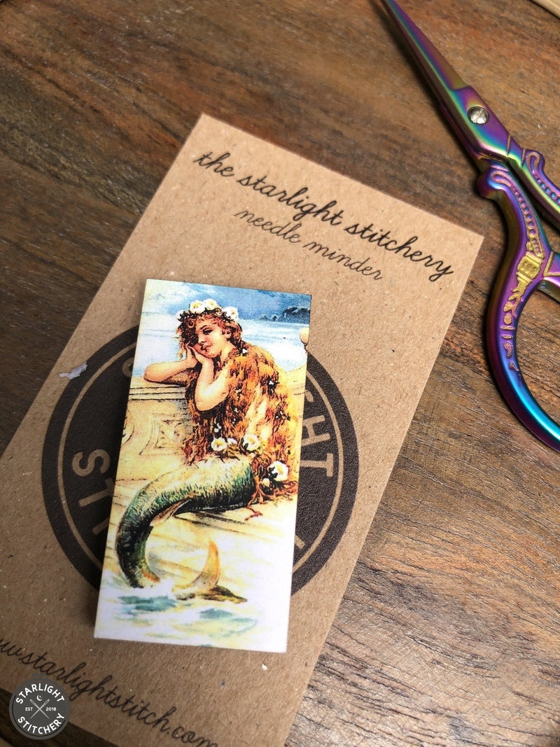 Mermaid Wooden Needle Minders