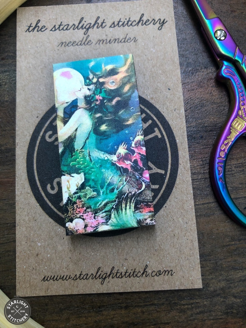 Mermaid Wooden Needle Minders