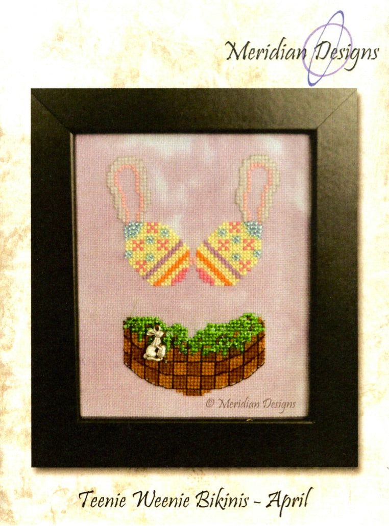 April (Teenie Weenie Bikinis) - Meridian Designs - Cross Stitch Pattern