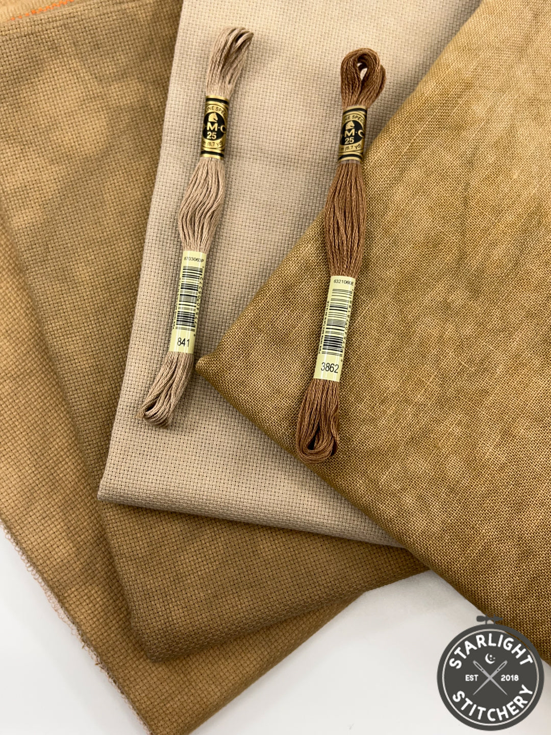 "Ween Beans" Needle Bling Designs - Hand Dyed Cross Stitch Fabric