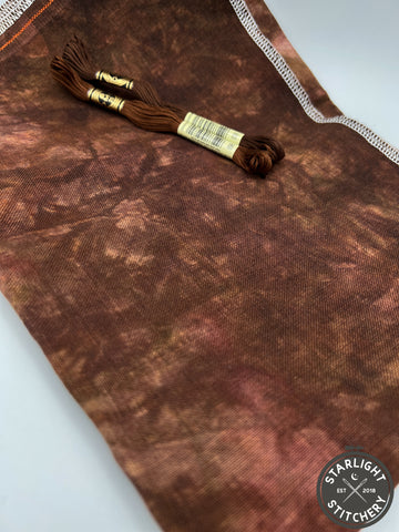 32 ct Linen "Nutmeg" - Atomic Ranch Fabrics - Cross Stitch Fabric