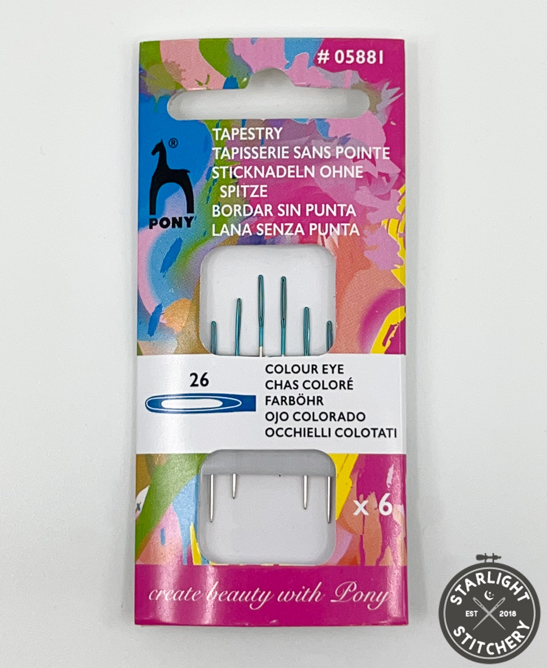 Pony Color Eye Tapestry Needles
