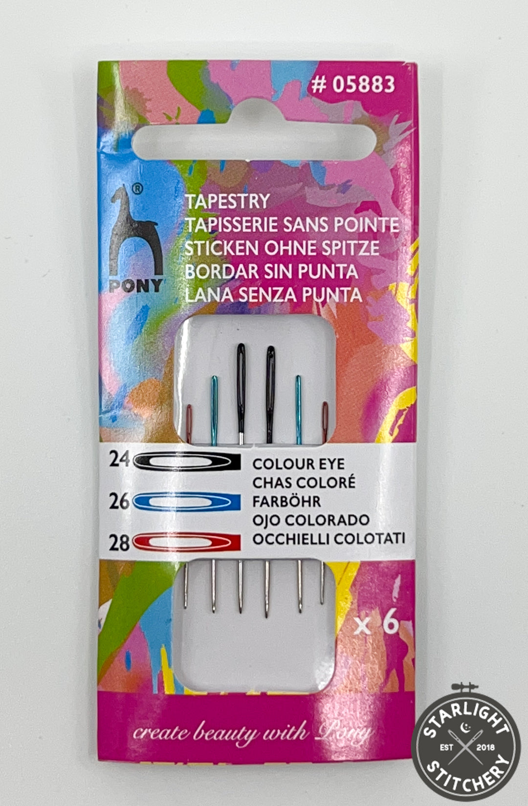 Pony Color Eye Tapestry Needles