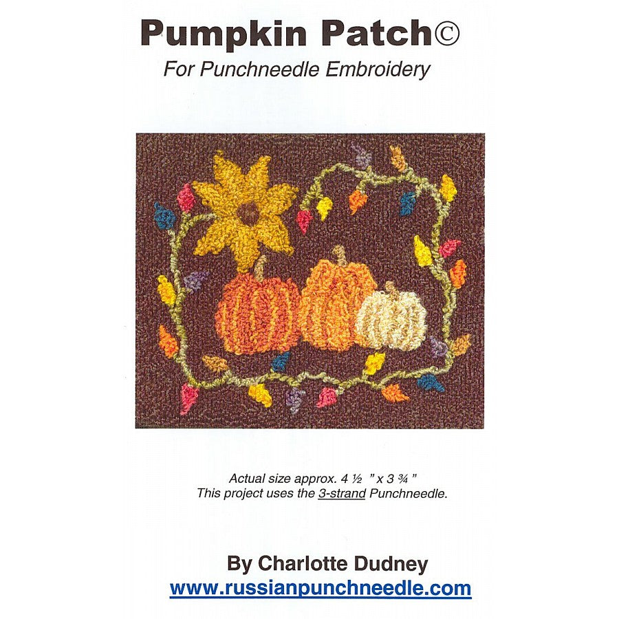 Pumpkin Patch - Designs from the Pep'r Pot - Punchneedle Pattern