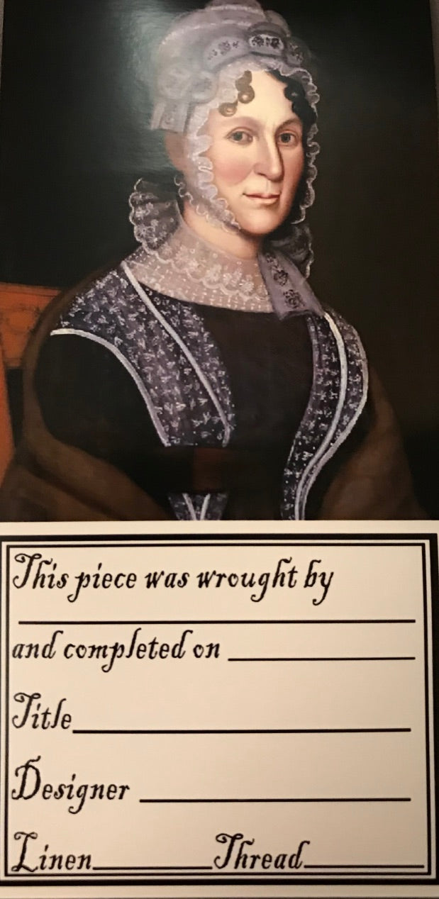 Needlework Labels: Early Portraits - Kathy Barrick
