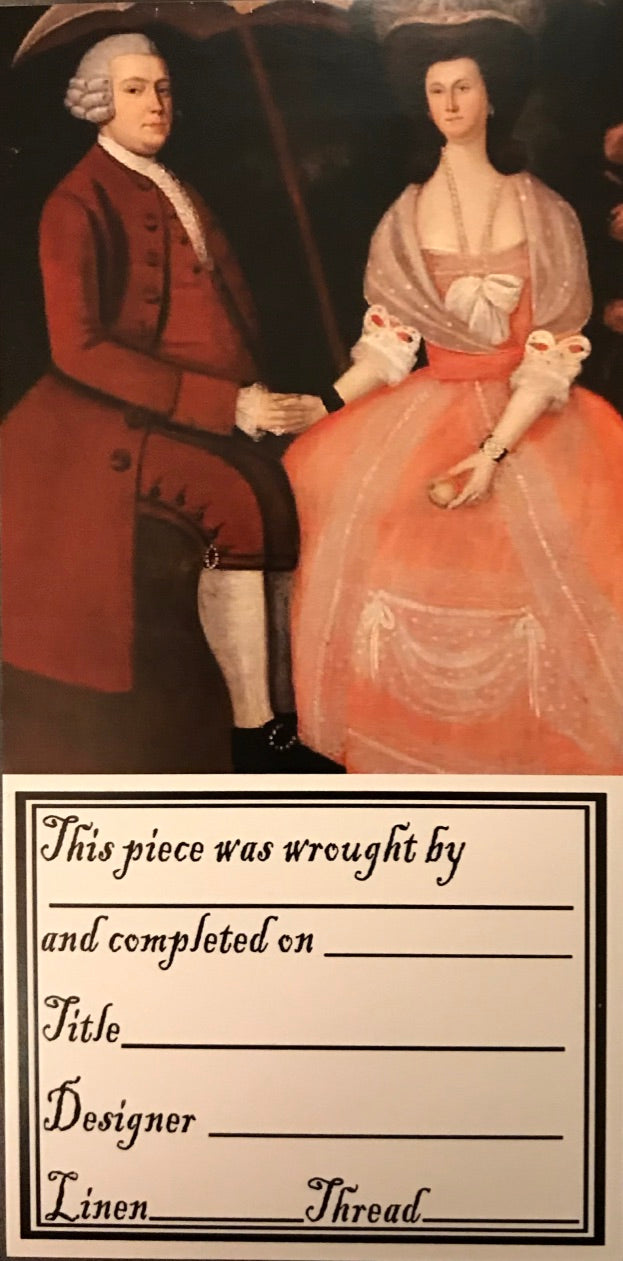 Needlework Labels: Early Portraits - Kathy Barrick