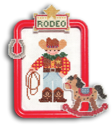 Happy Toppers "Cowboy" - Easy Street - Cross Stitch Kit