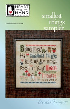 Smallest Things Sampler - Cross Stitch Pattern - Heart in Hand - Cross Stitch Pattern