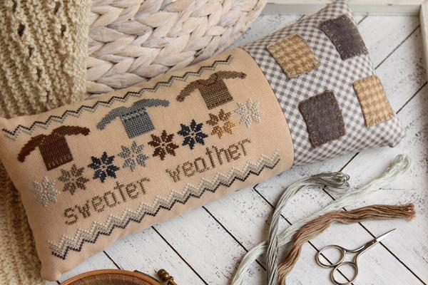 Sweater Weather - October House Fiber Arts - Cross Stitch Pattern