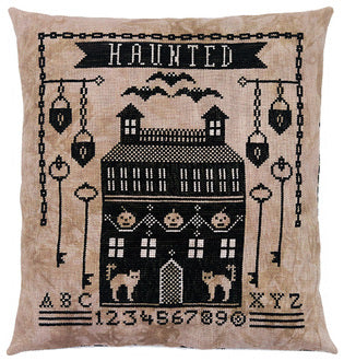 Haunted Manor House - Artful Offerings - Cross Stitch Pattern