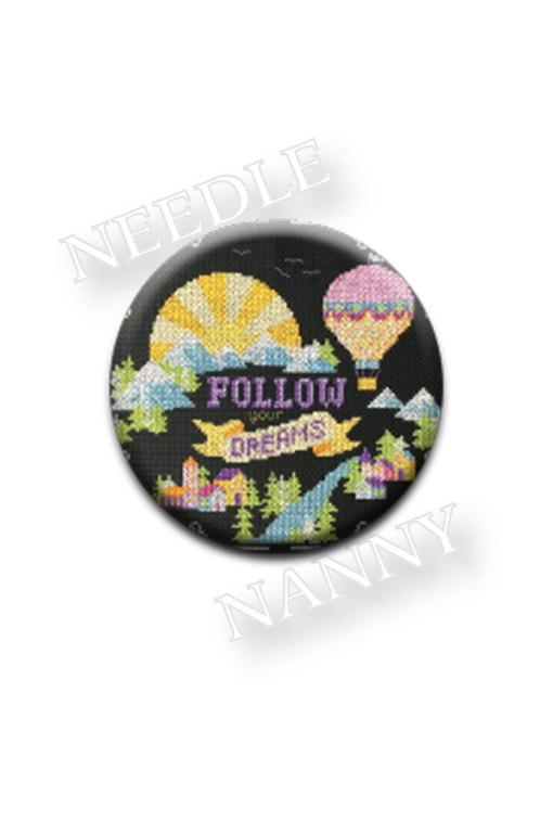 Tiny Modernist "Follow Your Dreams" Needle Nanny