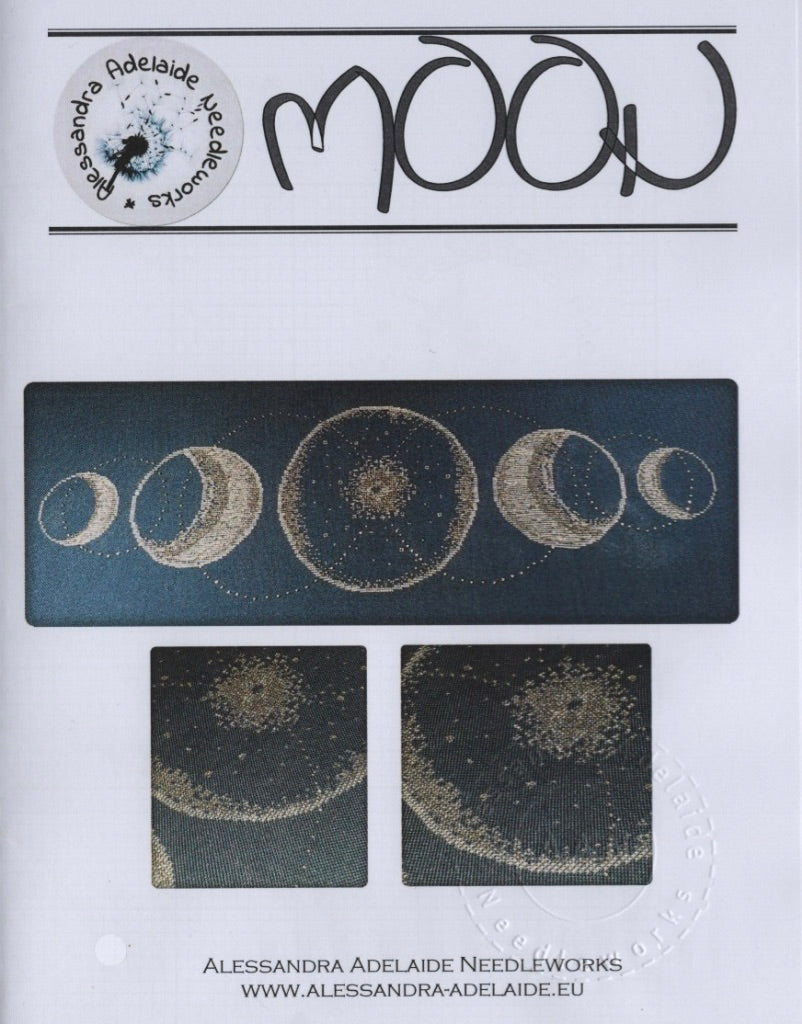 Moon  - Alessandra Adelaide Needleworks - Cross Stitch Pattern